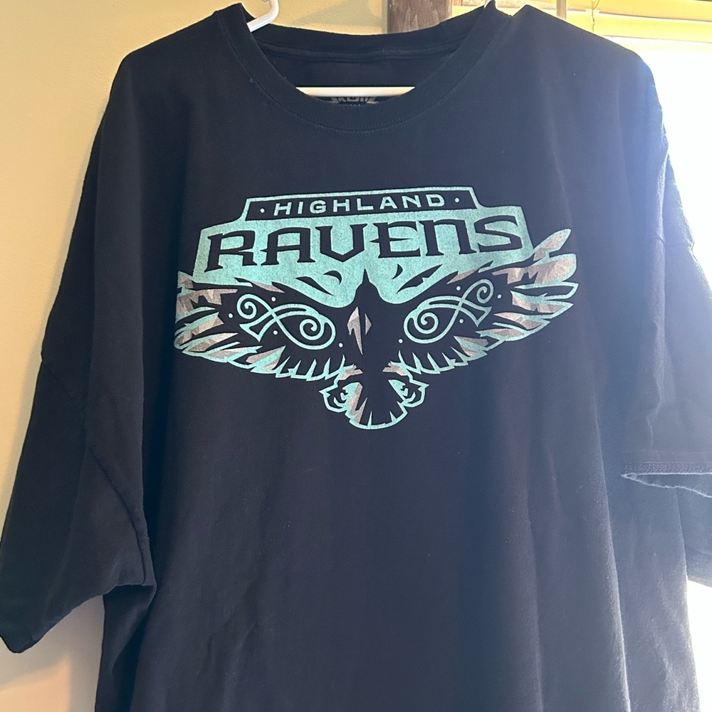 4xl mens black raven shirt